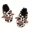 Cozy Cartoon Animal Slippers for Women - Fuzzy, Non-Slip Sole, Machine Washable - Perfect Funny Christmas Gift, Youngsters, Slipper