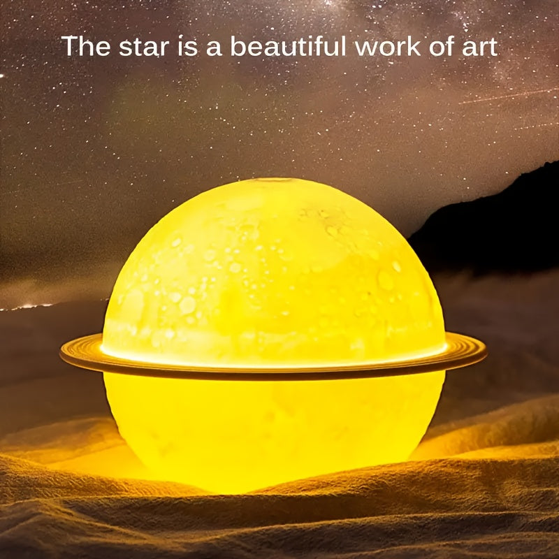 1pc Star-Shaped USB Humidifier with Mist Output, Silent Operation, 3-Level Adjustable Warmth, Aromatherapy, Reduces Stress & Helps Sleep, Decorative Plastic Air Atomizer with Ambient Night Light, Humidifier for Bedroom