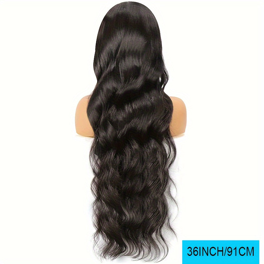 Brazilian Remy Human Hair Wig - Body Wave Lace Front Wig For Women - 250% Density - 13x4 Lace Front, BD