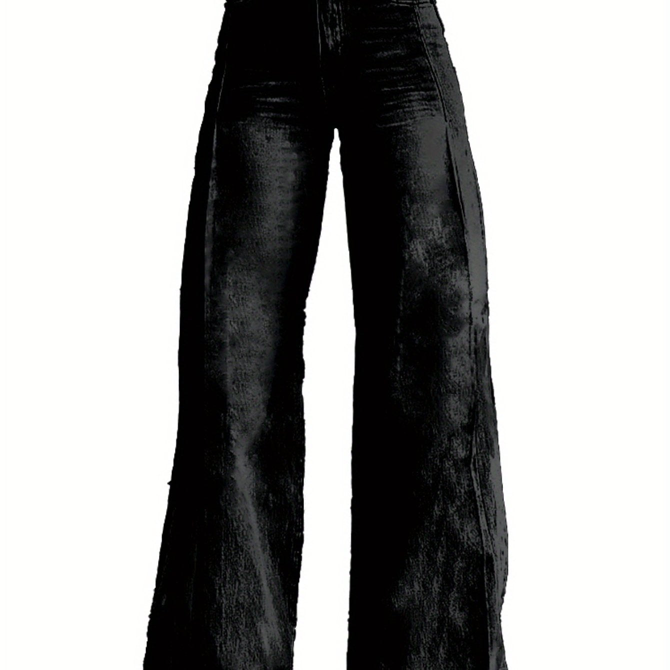 Imitation Jeans Wide Leg Versatile Flared High Waisted 3D Printed Women'S Baggy Pants Abstract Geometry Element A Line Hanging Feel Casual Comfortable Loose Floor Length Pants Spring Autumn Polyester Y2K