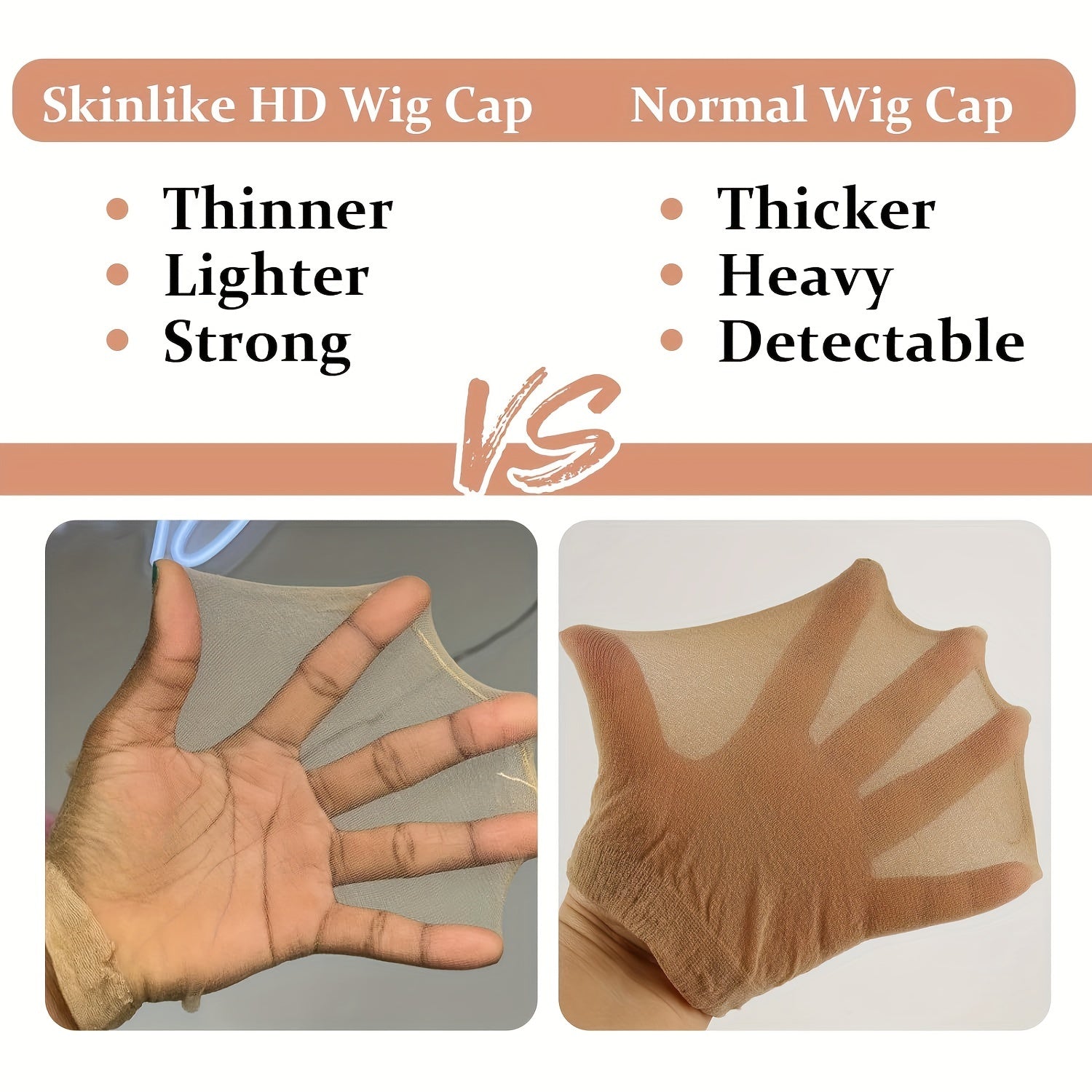 20-100pcs Ultra Thin Sheer Wig Caps - Hd Stocking Cap with Stretchy Nylon Mesh for Weave, Breathable, Invisible, and Comfortable Hair Net - Perfect for Hair Extensions and Wigs