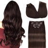 Clip in Hair Extensions Remy Human Hair Clip in Human Hair Natural Straight Clip in Extensions Full Head 7pcs 2.47 oz Long Straight Real Hair