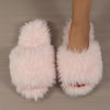 Women'S Plush Slippers for All Seasons, Cozy Indoor Footwear with a Stylish And Minimalist Design.