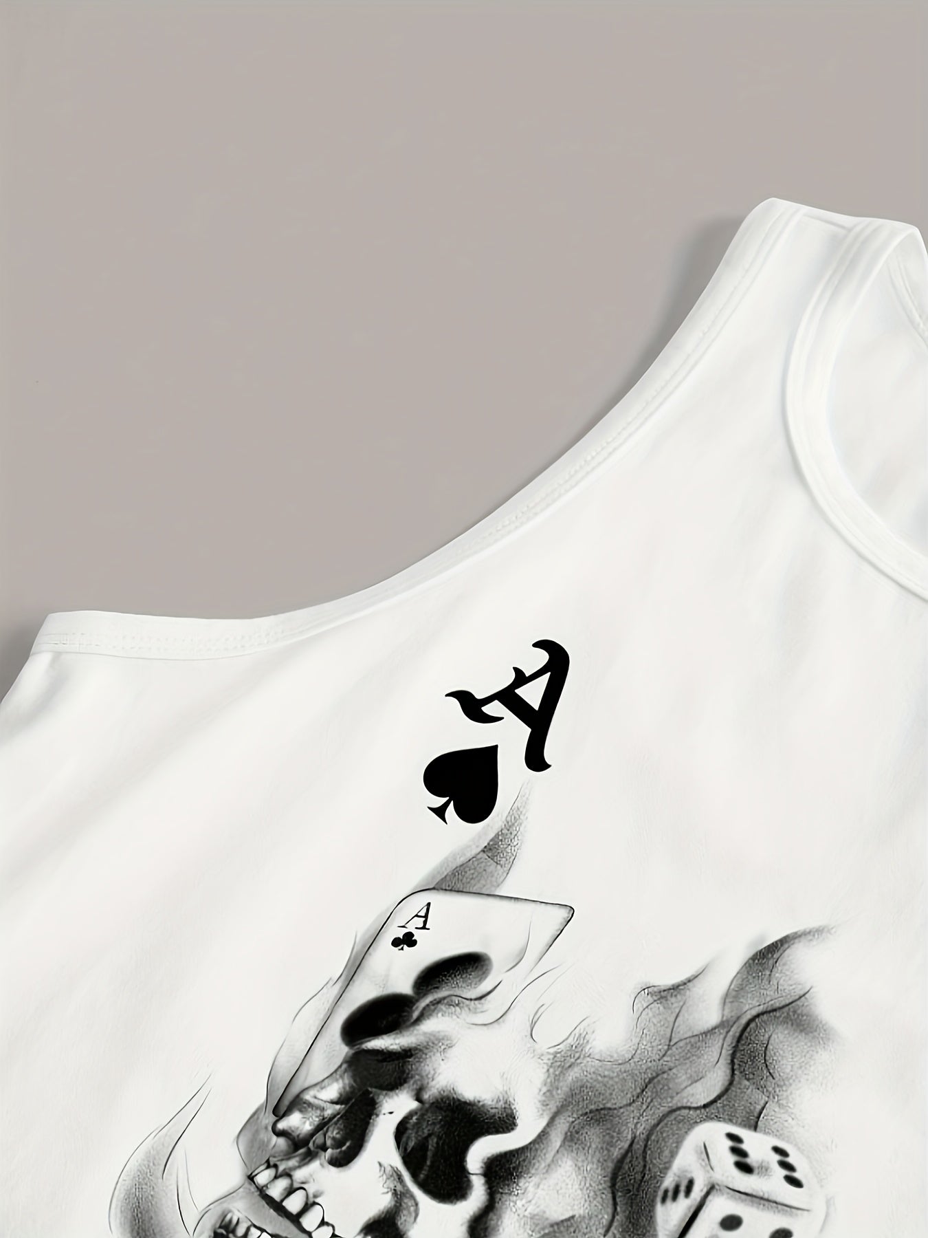 Vibrant Skull Print Crew Neck Tank Top - Soft, Breathable, Relaxed Fit, Sleeveless Design for Spring & Summer, Women's Casual Clothing, Perfect for Outdoor Activities