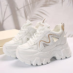 Women's Breathable Mesh Sneakers, Casual Lace Up Outdoor Shoes, Comfortable Low Top Sport Shoes