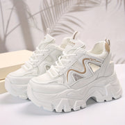 Women's Breathable Mesh Sneakers, Casual Lace Up Outdoor Shoes, Comfortable Low Top Sport Shoes