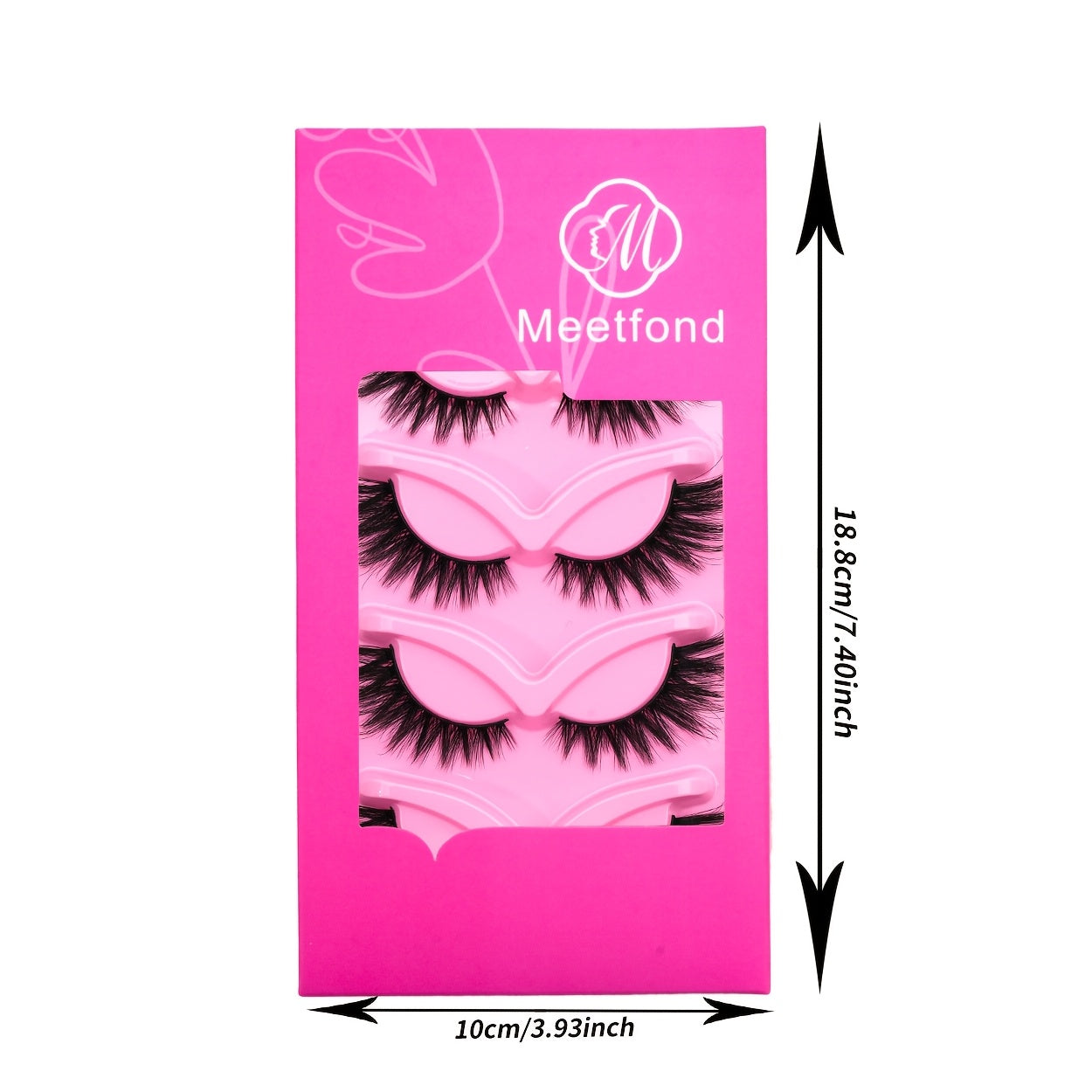 15 Pairs/3 Boxes of Cat Eye Lashes Natural Fluffy Mink Lashes 3D Natural False Lashes Fluffy Soft Cross Transparent Band Lashes Cartoon Lashes Must-have for Girls, Lash Cosmetics, Valentine's Day Gift for Women