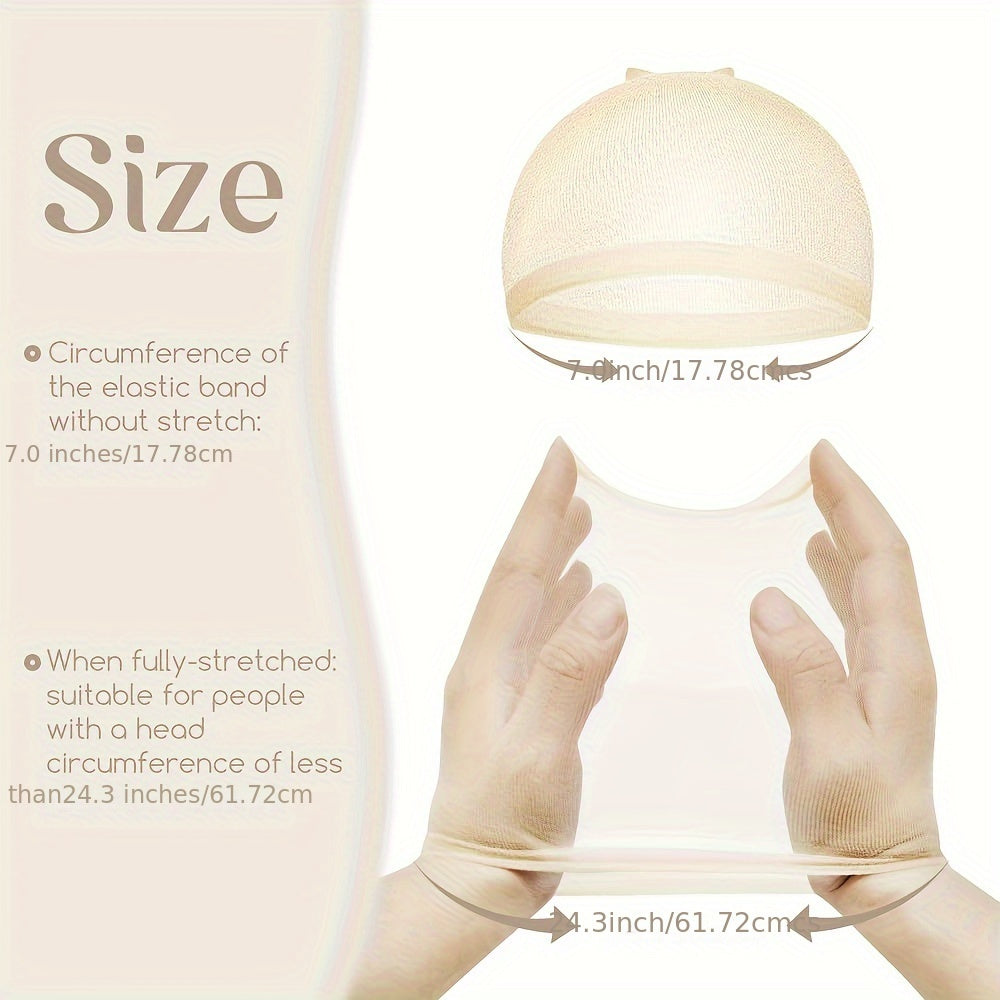 20-100pcs Ultra Thin Sheer Wig Caps - Hd Stocking Cap with Stretchy Nylon Mesh for Weave, Breathable, Invisible, and Comfortable Hair Net - Perfect for Hair Extensions and Wigs