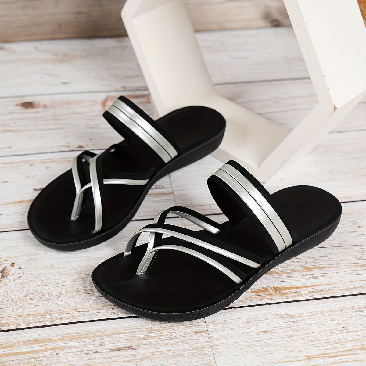 Stylish Soft Comfortable Travel Casual Party Women's Flat Slippers