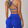 Women's Seamless Activewear Set - Lightweight Nylon Sports Bra and Shorts, Breathable, Stretchy Fabric for Fitness and Training, Summer Collection