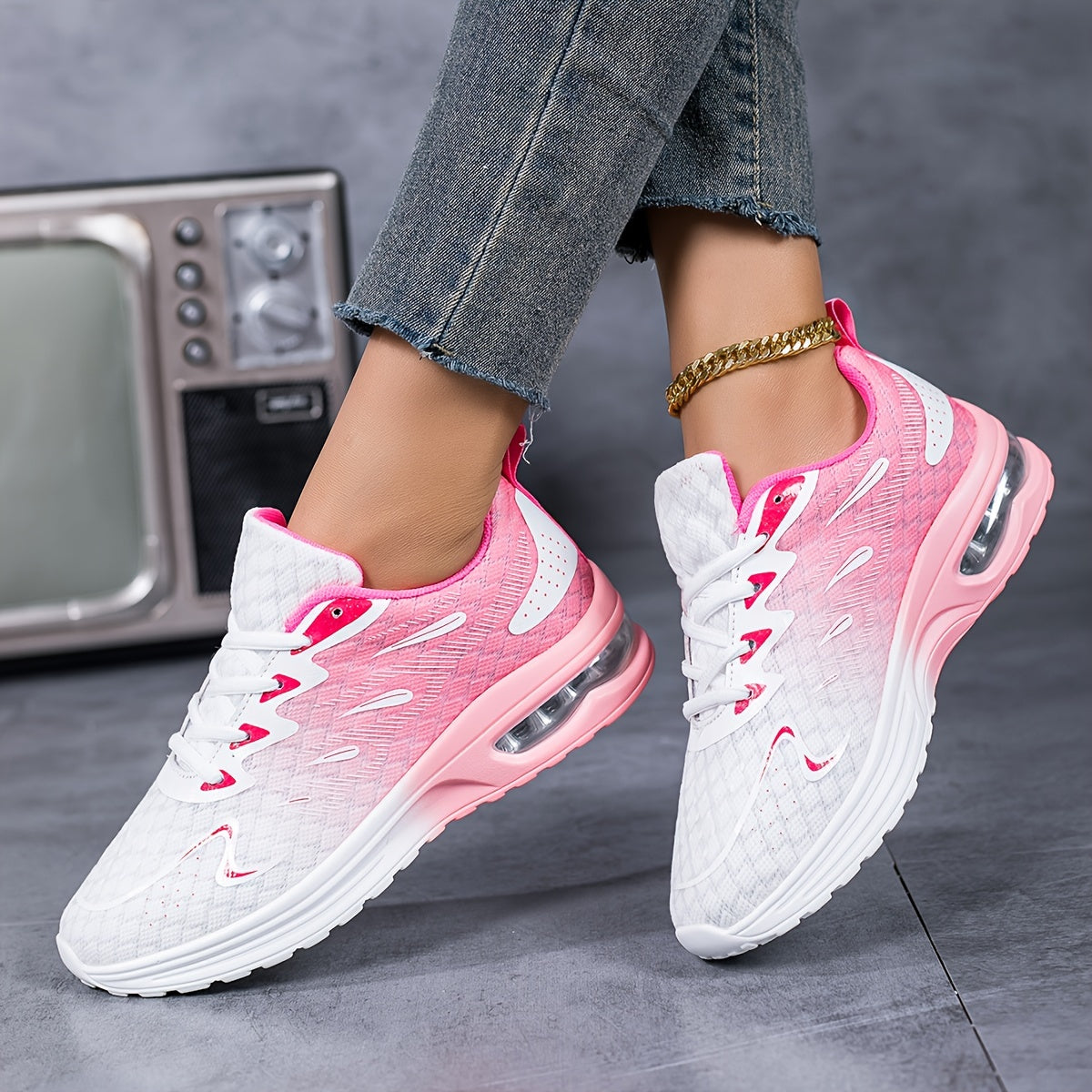 Women's Orthopedic Mesh Air Cushion Sneakers – Lightweight, Non-Slip Running & Walking Shoes for Gym, Sports & All-Day Comfort