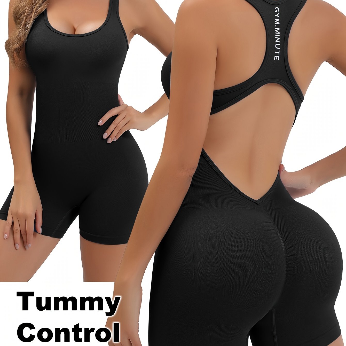 Women's High-Stretch Seamless Brown Jumpsuit Bodysuit - Soft, Breathable, 4-Way Stretch for Yoga, Tennis & Fitness - Quick-Dry, No Sheer Fabric, Machine Washable