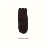 Straight Human Hair Clip In Hair Extensions For Women 100% Unprocessed Full Head Brazilian Virgin Hair Natural Black Color, 8/Pcs With 18Clips, 4.06 oz