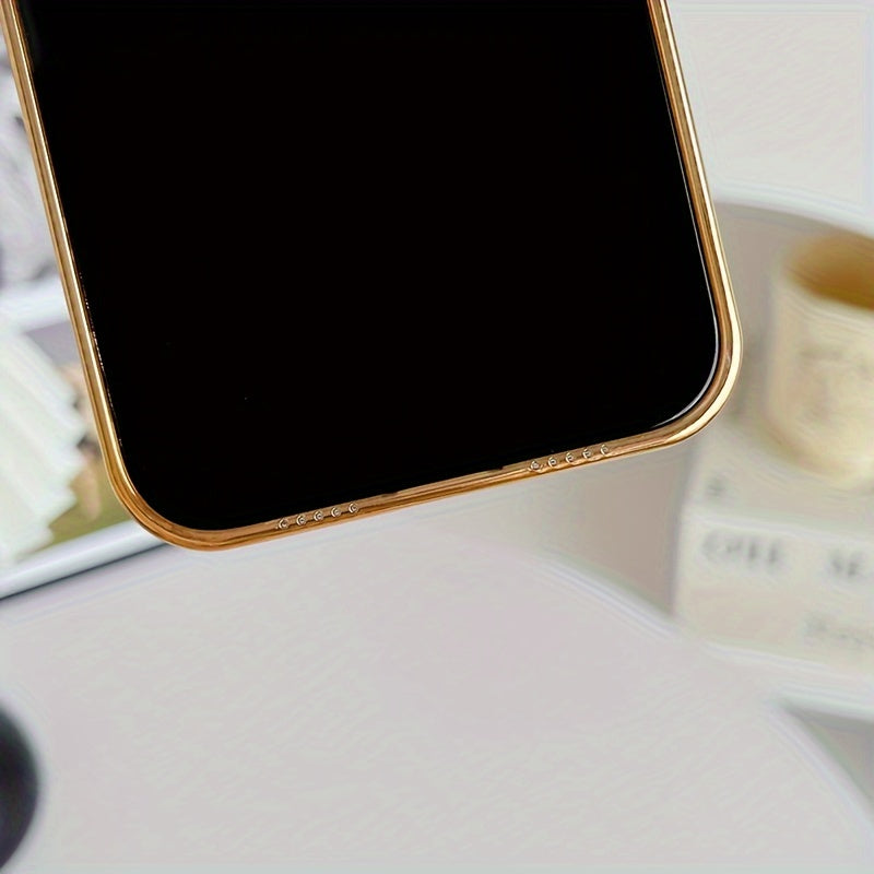 A TPU Phone Case for Women Featuring a Hollow Butterfly Design with 6D Laser Engraving And Water Diamond Plating.