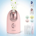 Portable Facial Steamer, Deep Hydrating And Moisturizing Spray, Hot Mist Facial Spa Humidifier, Face Hydration Device, Deep Moisturizing, Facial Skincare Sprayer, Easy And Convenient Spa Experience
