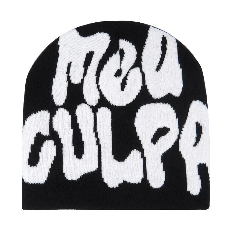 Alphabet Design Light Luxury Knitted Hat Warm Lightweight Knitted Hat Beanie Hat Men Men Women Hip Hop Outdoor Travel Knitted Hat