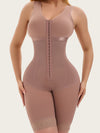 Fajas Colombianas Full Body Shapewear Bodysuit - High Support Tummy Control & Butt Lift Posture Corrector, Compression Garment with Front Zipper & Lace Trim, Post-Surgery Recovery & Casual Attire, Hand Wash Only, Tummy Contro