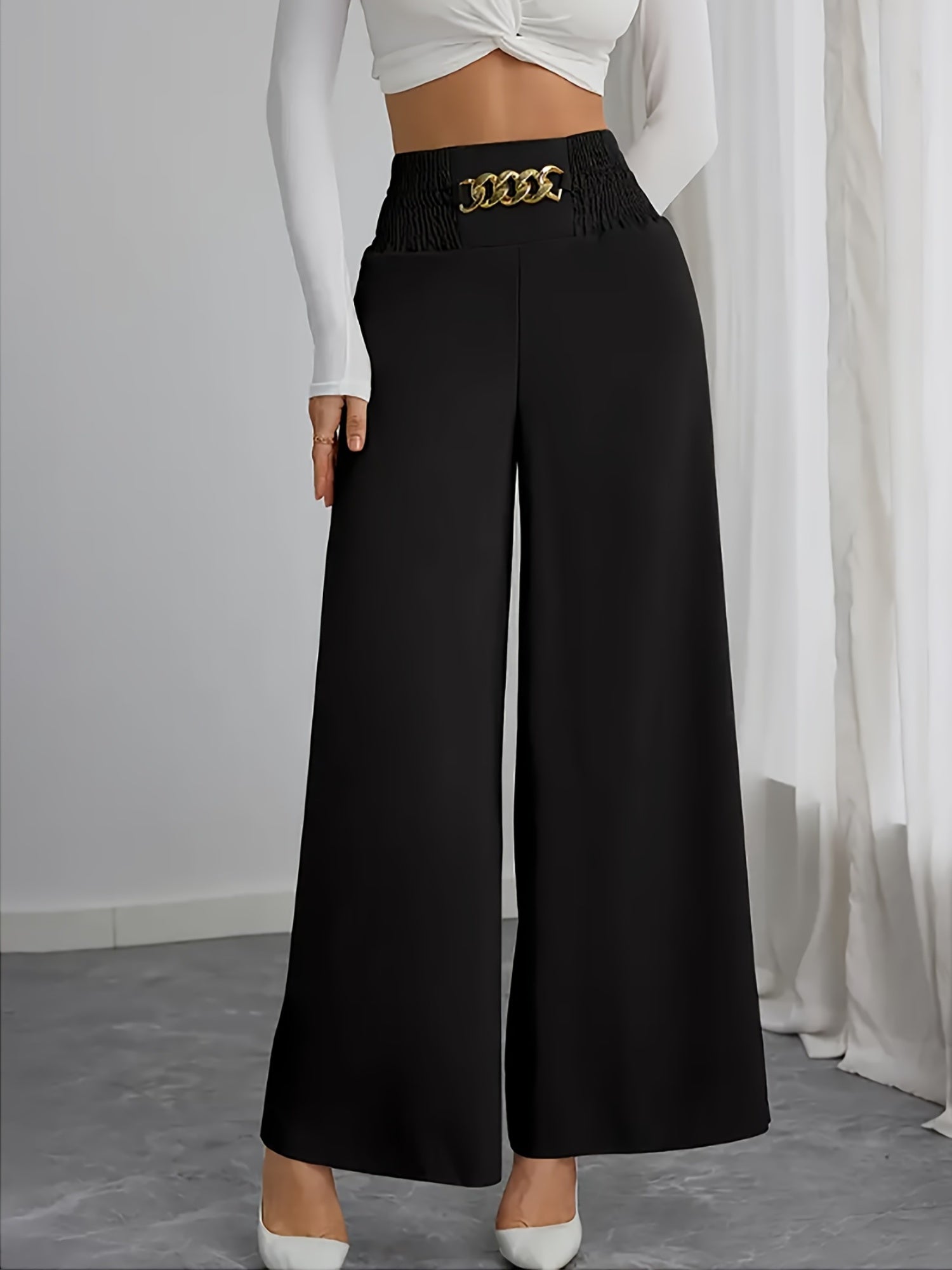 Waisted Work Pants For Women Business Casual Outfits 2025 Office Dress Pants Trousers With Pockets