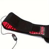 Adjustable 3-in-1 Infrared Light Belt for Body - Dual Wavelengths 660nm & 850nm, Wearable Red Light Wrap with Timer, Powerful LED Lights for Enhanced Inflammation Relief, Wound & Recovery - US Plug, Infrared Light