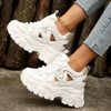 Women's Breathable Mesh Sneakers, Casual Lace Up Outdoor Shoes, Comfortable Low Top Sport Shoes