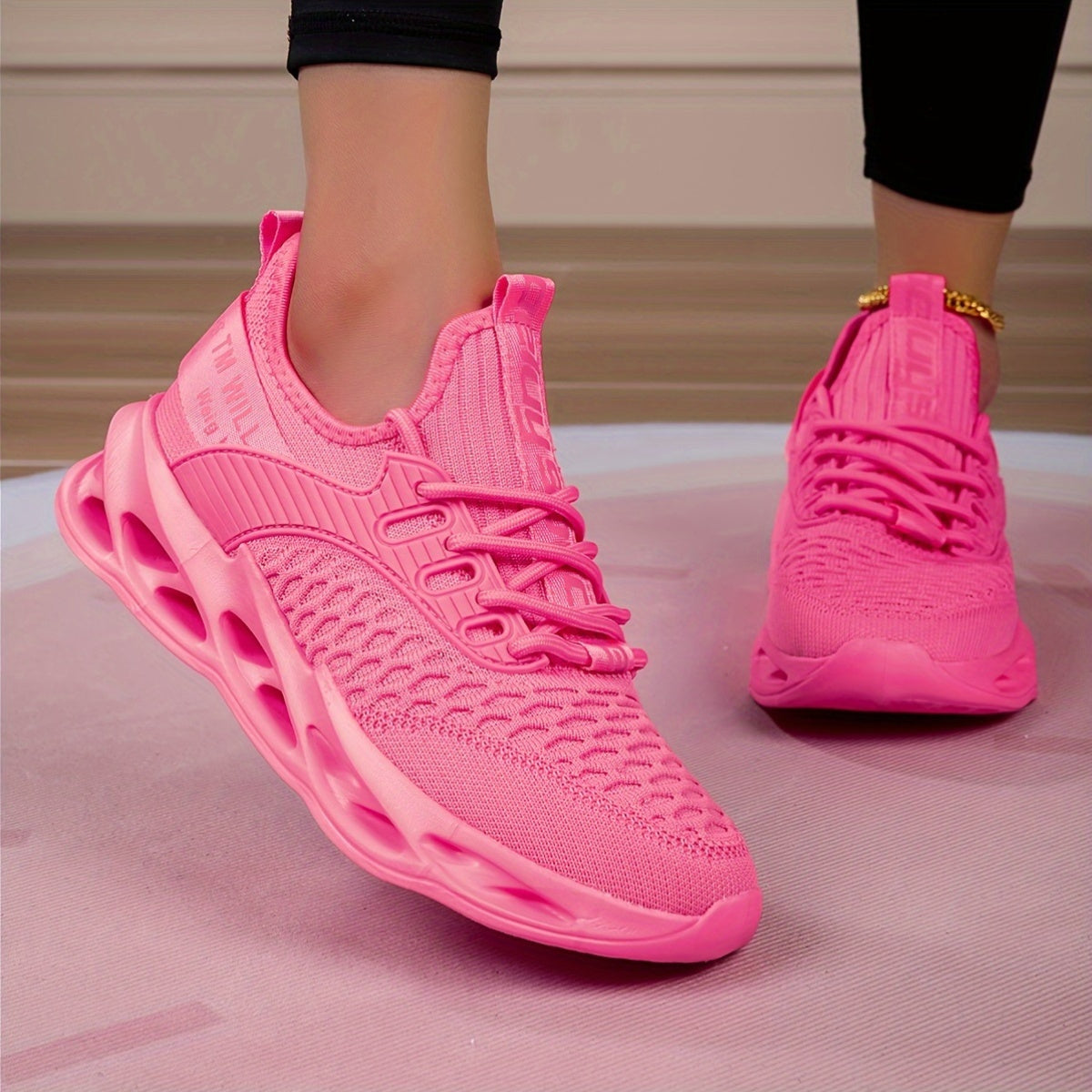 Lightweight Road Running Shoes for Women & Men – Breathable Fabric Upper, Cushioned Support, Durable MD Sole, All-Season Athletic Sneakers