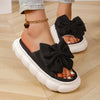 A Pair of New Cute Solid Color Women'S Home Slippers with Thick, Non-Slip, Soft EVA Soles, Breathable And Comfortable Open-Toe Design, Suitable for All Seasons.