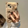 Plush Cute Brown Hairpin Capybara Mobile Phone Case Suitable for Iphone14Promax/Iphone14Pro/Iphone14 Mobile Phone Case Iphone15Promax/Iphone15Pro/Iphone15 New Iphone13Promax Anti-Fall 13Pro Fashion 11 Women'S 12 Simple Niche