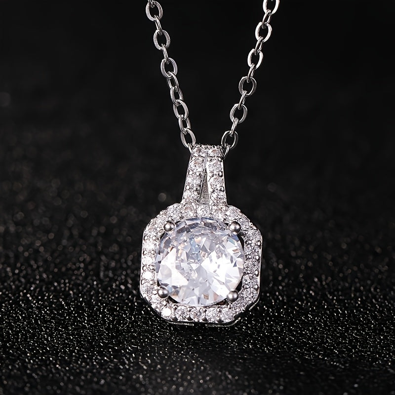 3pcs Set, 1 Necklace, 1 Pair Of Earrings And 1 Ring, Cold And Simple Style, Daily Gift