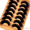 7 Pairs 3D Faux Mink Fake Eyelashes: Thick Long Dramatic Full Strip Lashes for Makeup