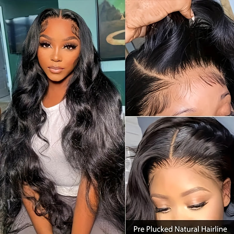 Brazilian Remy Human Hair Wig - Body Wave Lace Front Wig For Women - 250% Density - 13x4 Lace Front, BD
