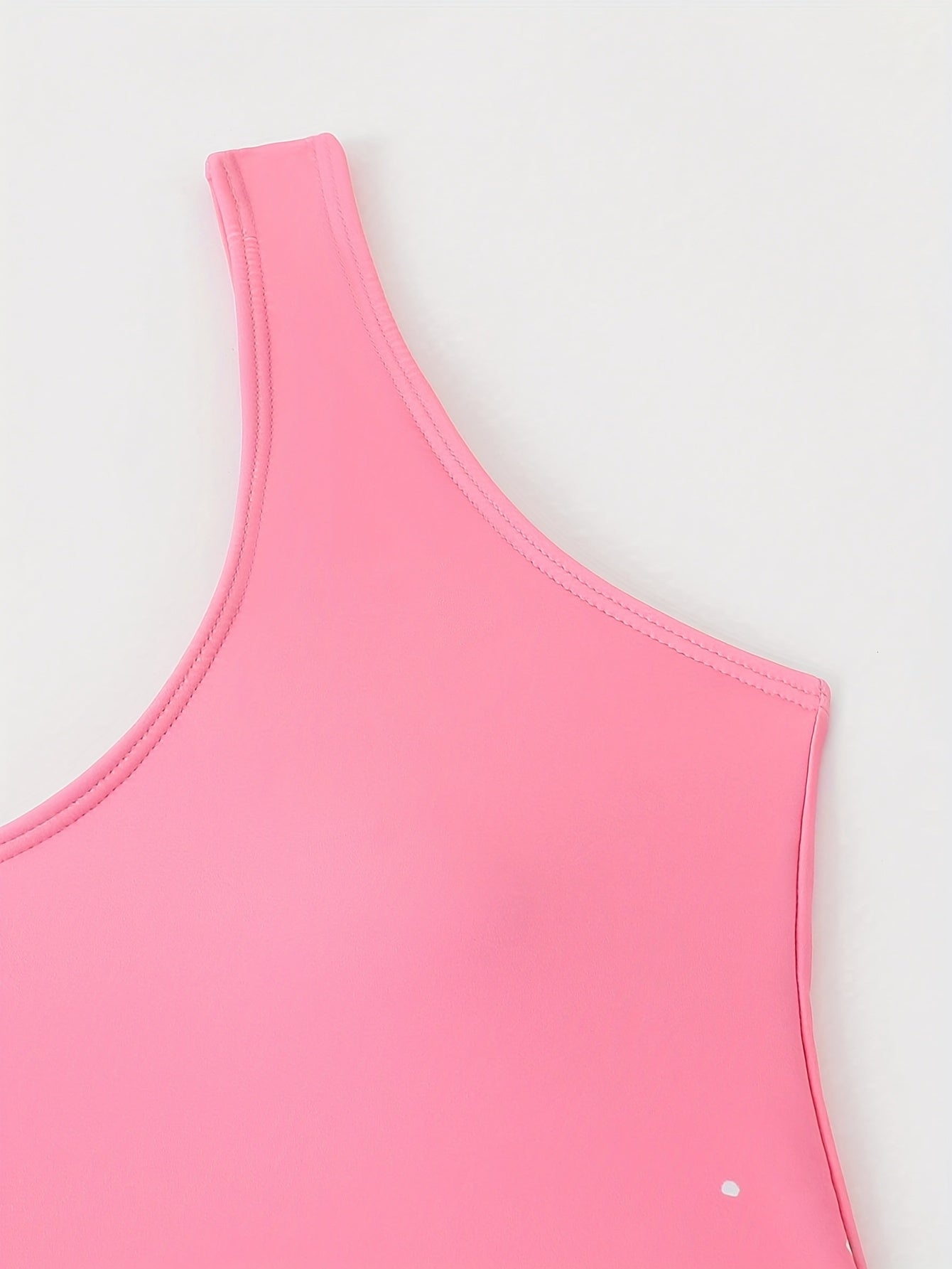 2354 Pink Yarn Women's One-piece Swimsuit with Yarn Wrap Set