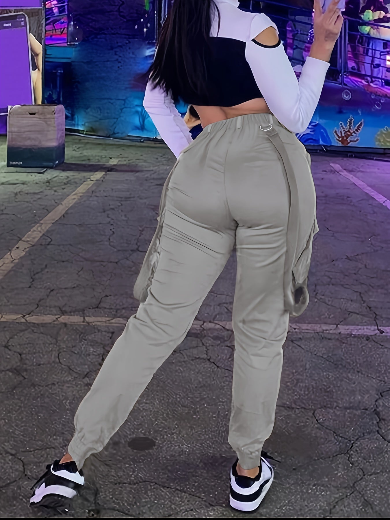 Street Pocket Streamer Loop Overalls
