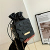 Mini Diamond Grid Small Square Bag, Fashionable Chain Square Bag, PU Material