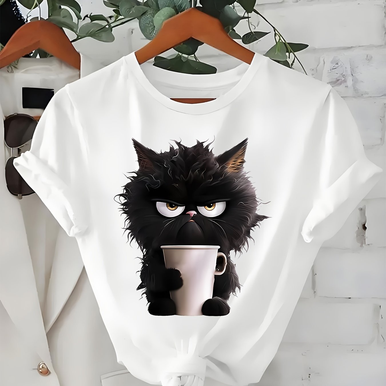 Women's Casual Leopard Print Bowknot T-Shirt - Short Sleeve, Round Neck, Soft & Comfortable Fabric, Perfect for Spring/Summer Fashion, Green Graphic Tee with Stylish Bow Design, Casual Wear | Playful Graphic Tee | Stylish Gra