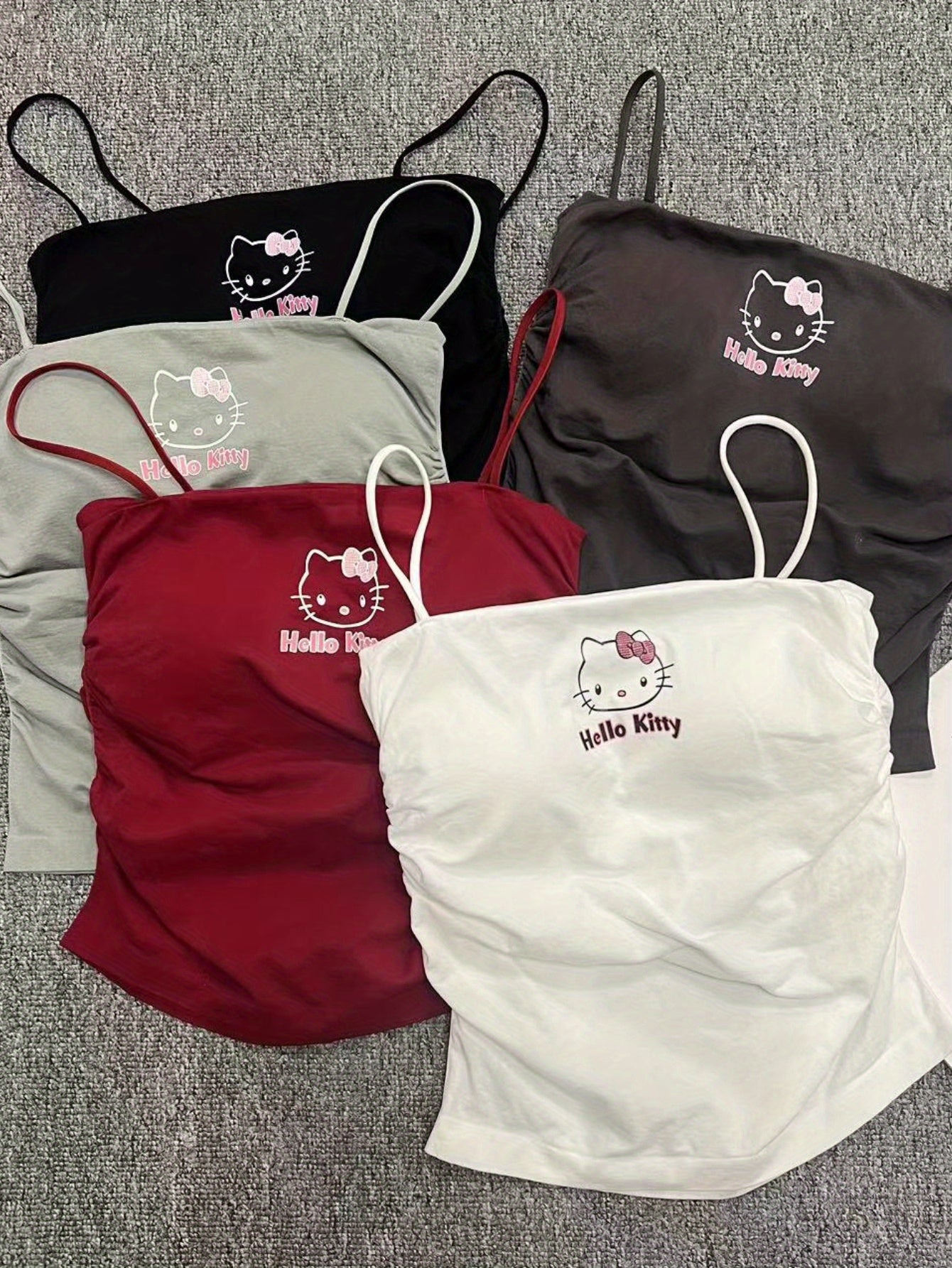 [Cute Sanrio Camisole] Sanrio Cute Camisole - Sexy Valentine's Day Tank Top That Fits Snugly And Flatters The Waist, Perfect Loungewear, an Ideal Gift for a Good Friend