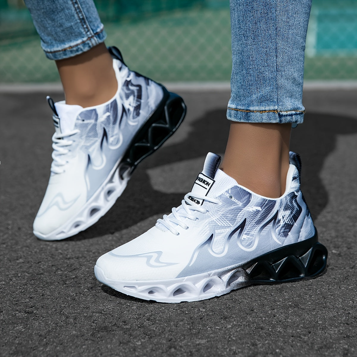 Women's Breathable Mesh Sneakers – Lightweight Walking Shoes with EVA Sole, Soft Fabric Upper, Stabilizing Support, All-Season Casual Footwear