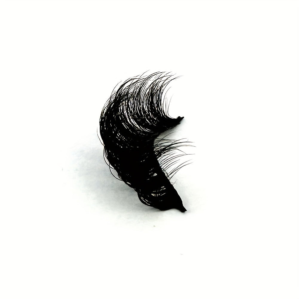 5 Pairs Cat Eye Eyelashes 3D Natural False Lashes D Curling Fluffy Soft Cross Manga Lashes Wispy Natural Eyelash Extension Makeup