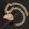 Women's Pink Rhinestones Red Lips Exquisite Cuban Necklace Party Jewelry Holiday Travel Decor Accessories