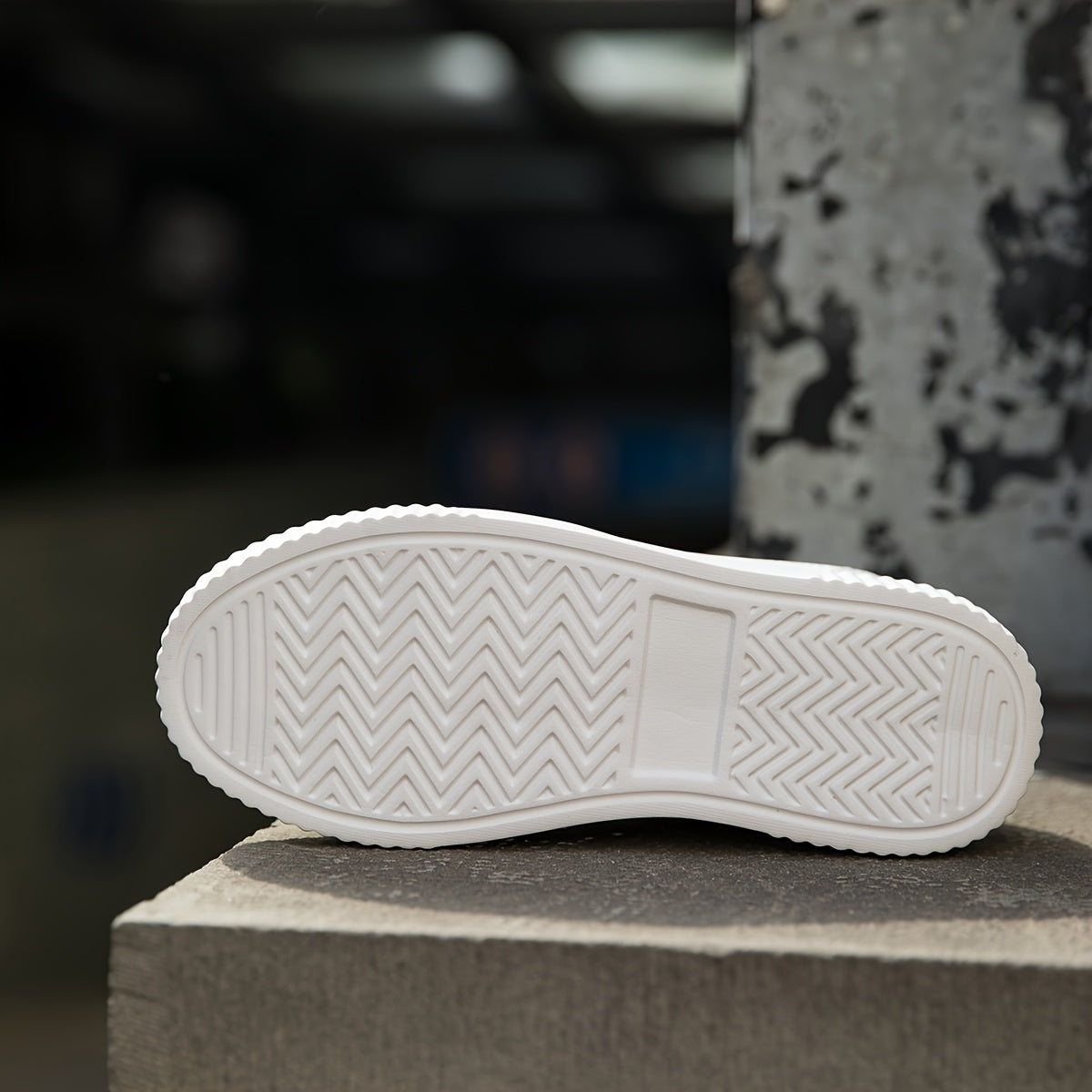 [Faux Flat Sneakers] Durable Anti-Slip Women's Casual Sneakers | Fashion Faux Flat Shoes, Ideal for Leisure, Walking, Running, Jogging - Solid Color, Round Toe, All-Season Low Top with Flexible Fabric Inner & EVA Sole