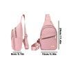 Quilted Casual Chest Bag, Lightweight Foldable Sling Bag, Portable Trendy Versatile Shoulder Bag
