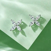 925 Silver Plated Personalized Design Graceful And Petite Earrings