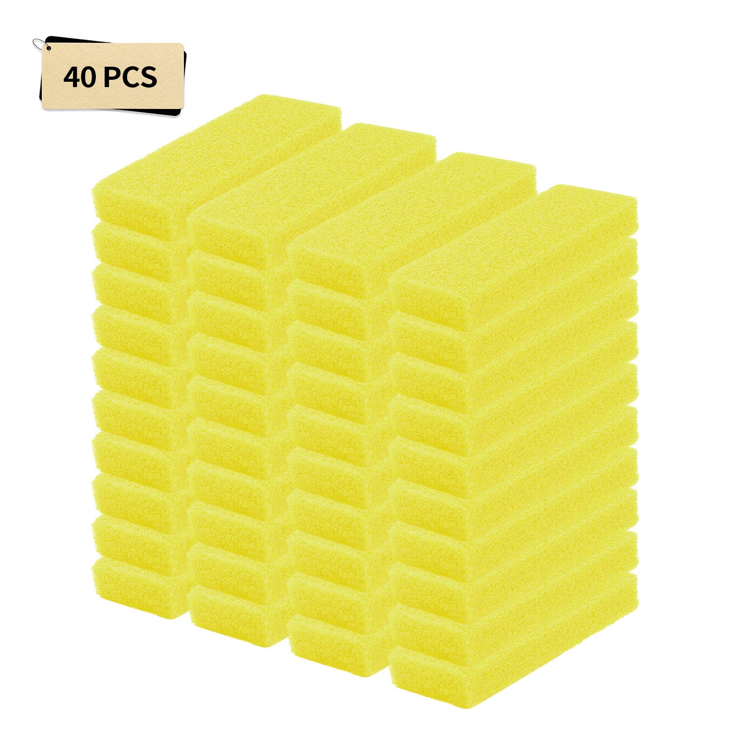 Nailpink, 40pcs Professional pumice pads for removing cracked heels, Bulk Pack For Spa And Personal Use. ( Multi-pack: 40-pack )