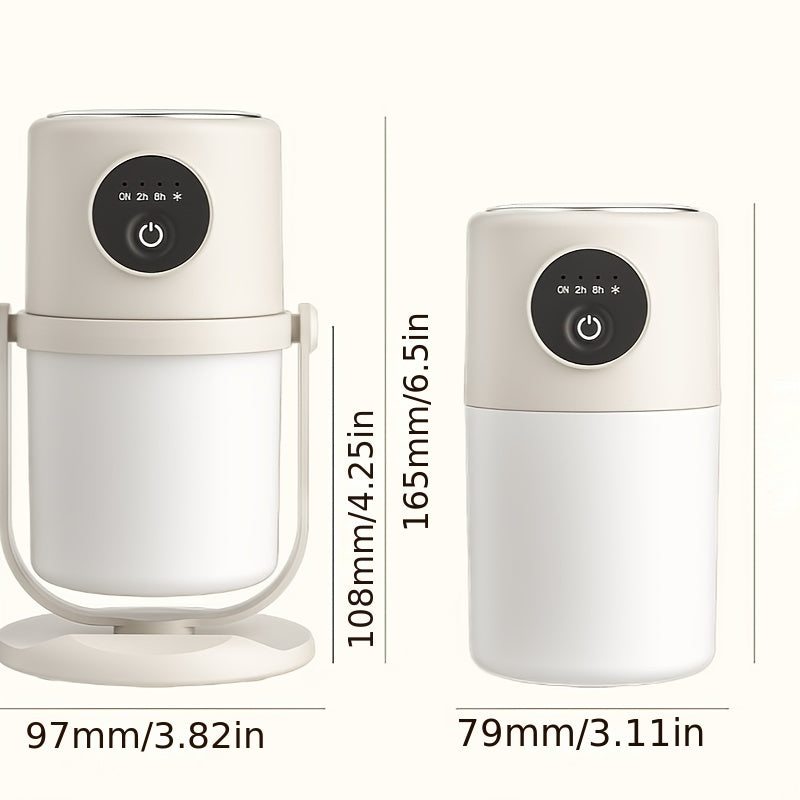 Humidifiers For Bedroom Cool Mist Humidifiers(Summer), Quiet Cool Mist Humidifier, Bedroom Bedside Humidifier, Desktop Air Diffuser, USB Powered, Adjustable Brightness Air Humidifier With Lighting, Suitable For Desks, Homes A