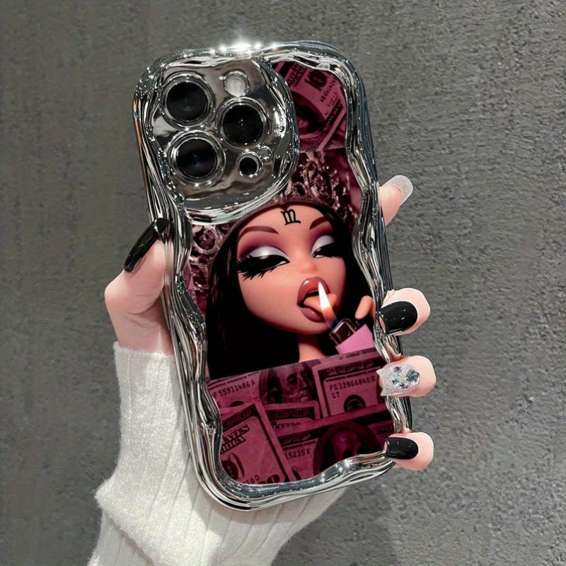 Elegant And Opulent: A Stylishly Designed Soft Protective Phone Case with a Luxurious Finish for Iphone Models 16, 15, 14, 13, 12, 11 Pro And Promax, As Well As 16, 15, 14 Plus, Featuring a Cute Fashionable Thick Shockproof D