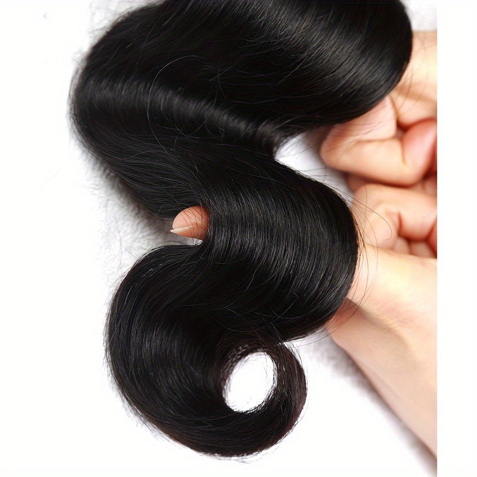 4 Body Wave Bundles with 4x4 Closure Free Part Brazilian Human Hair extension With Closure Virgin Hair 100% Unprocessed Human Hair
