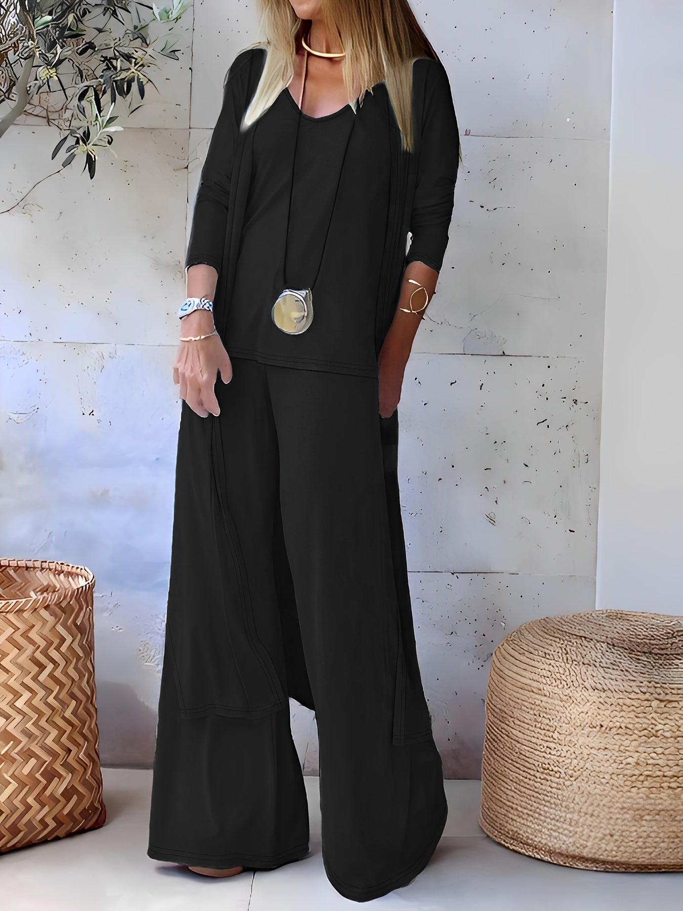 Women's Pants Suit Set