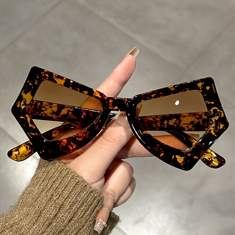 Butterfly Cat Eye Glasses Y2K Jelly Color Block Futurist Sunvisors Beach Party Club Favors For Women And Men's