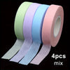 4 Rolls of SoftTouch Micropore Fabric Eyelash Extension Tapes - Breathable, Colorful, Professional-Grade Adhesive for Grafting Eye Lashes - 9m Long, Gentle on Skin, Easy to Remove, Reusable
