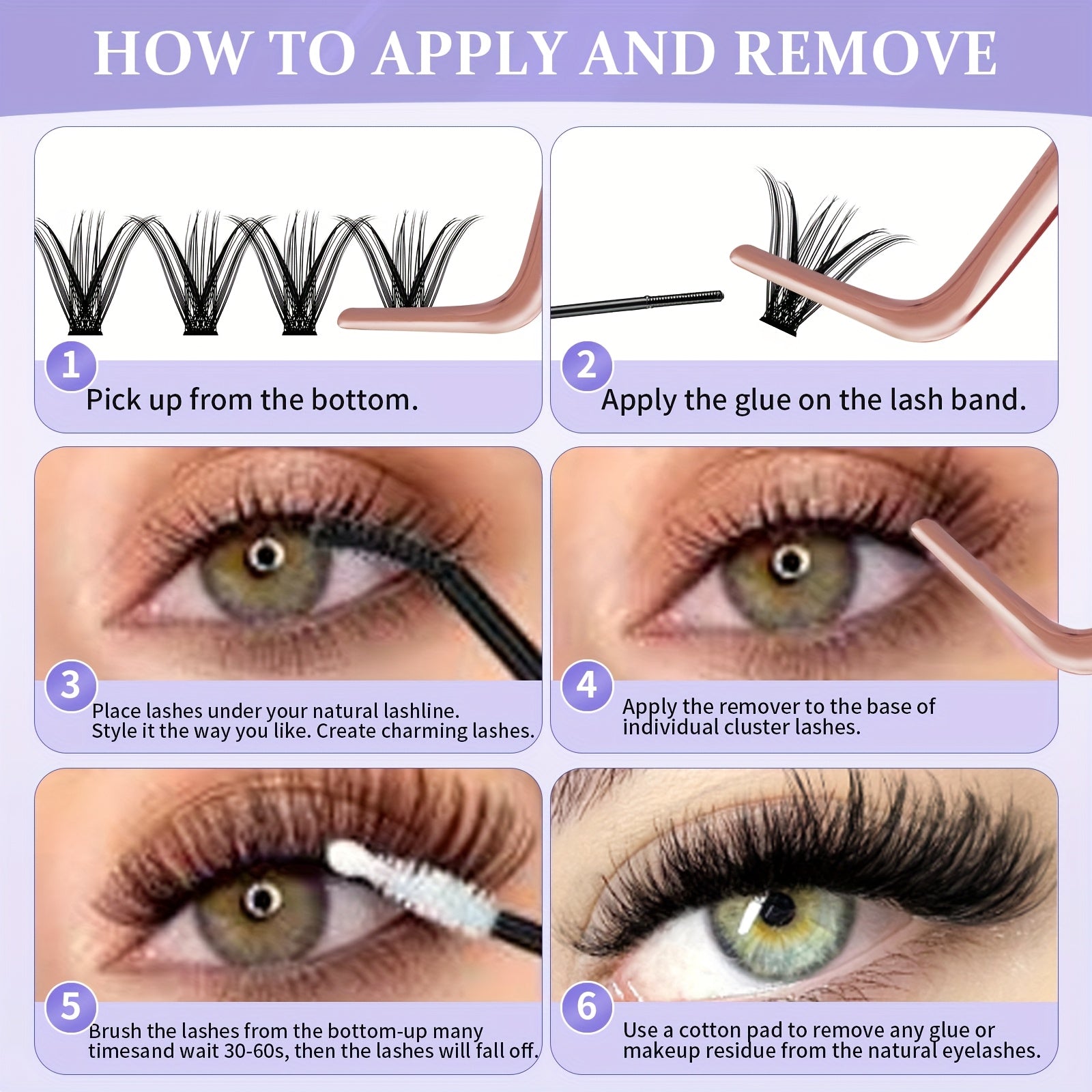 Large Capacity Eyelash Set, Fluffy With Oil Removal, Glue Tweezers, Brush False Eyelash Set, False Eyelashes Length MIX, Suitable For Beginners, As A Valentine'S Day Gift For Family And Friends