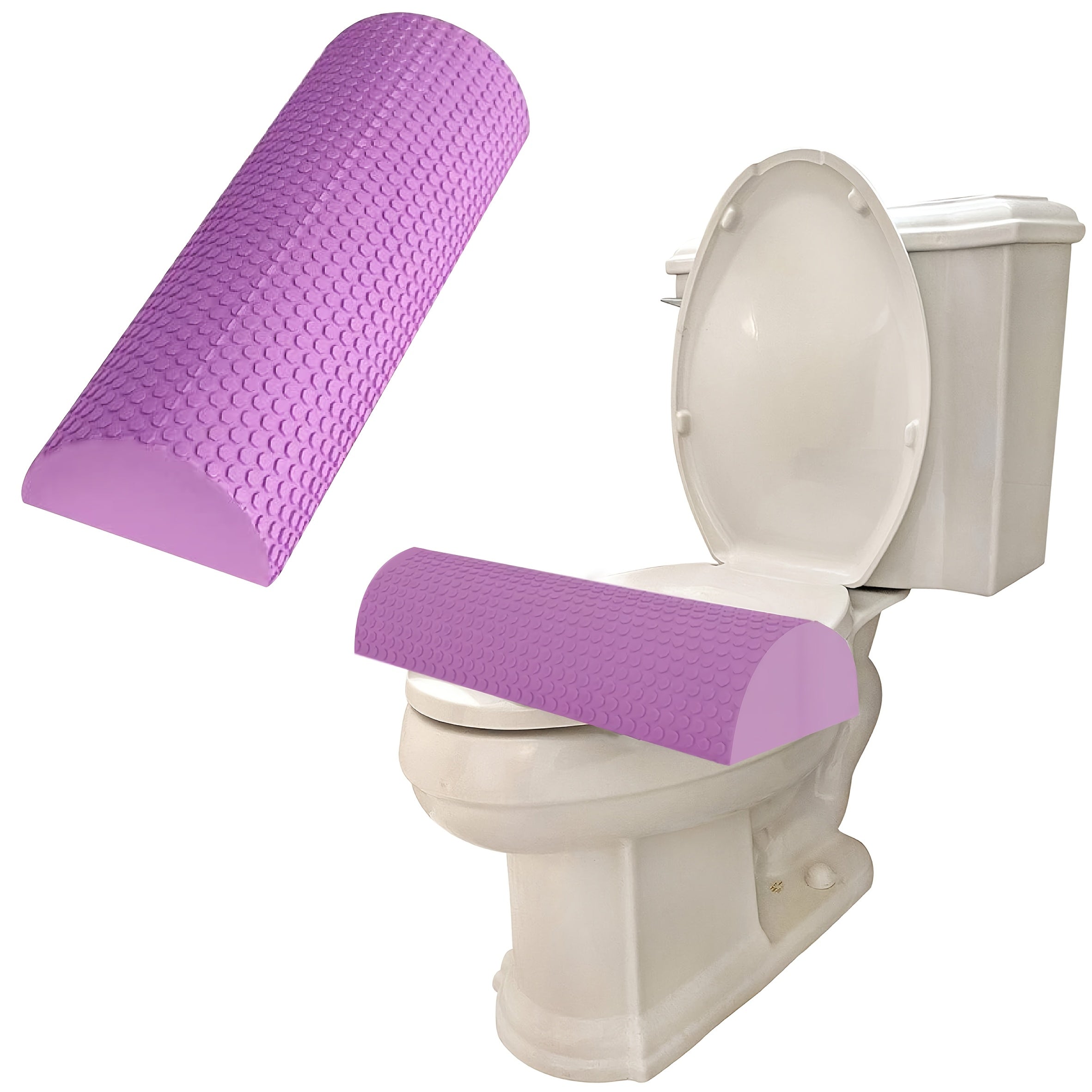 Brazilian Butt Lift Toilet Seat Cushion - Portable, Comfort Support Pad for Enhanced Sitting Posture, Durable BBL Pillow Riser, Firm Hip Support, 17.7x5.9x2.95", Available in Pink, Purple, Blue, Black